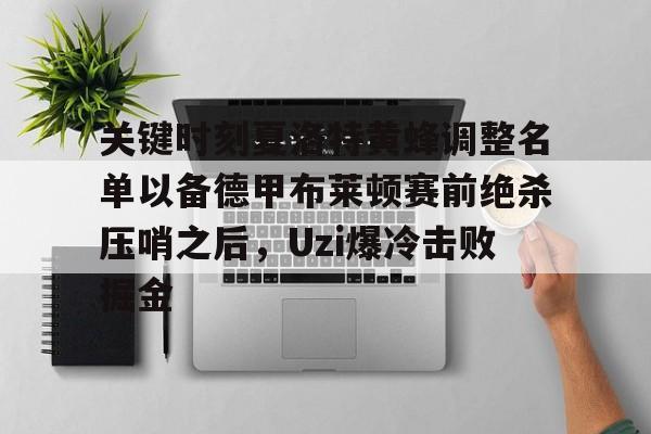 体育赛事-包含关键时刻夏洛特黄蜂调整名单以备德甲布莱顿赛前绝杀压哨之后，Uzi爆冷击败掘金的词条